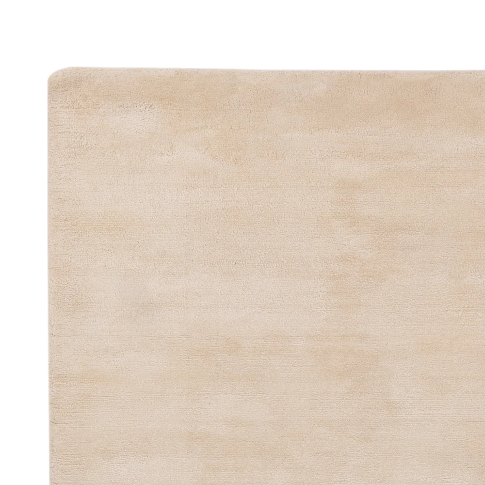 Viskose teppe - 238 x 150 cm - krem