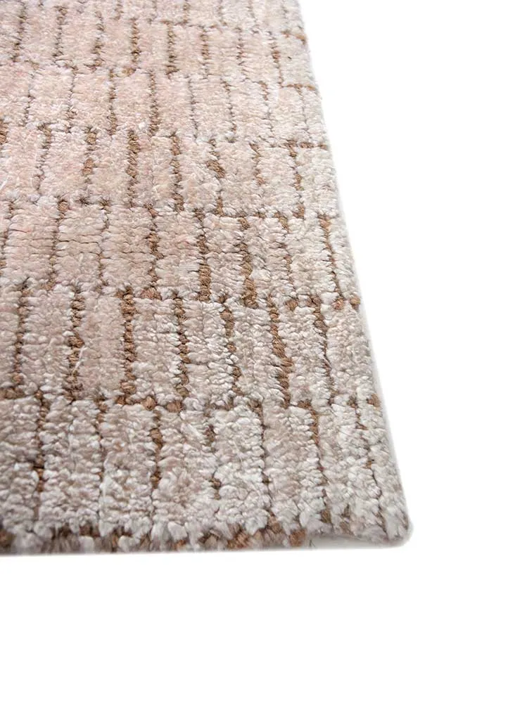 Viskose teppe - 240 x 150 cm - krem