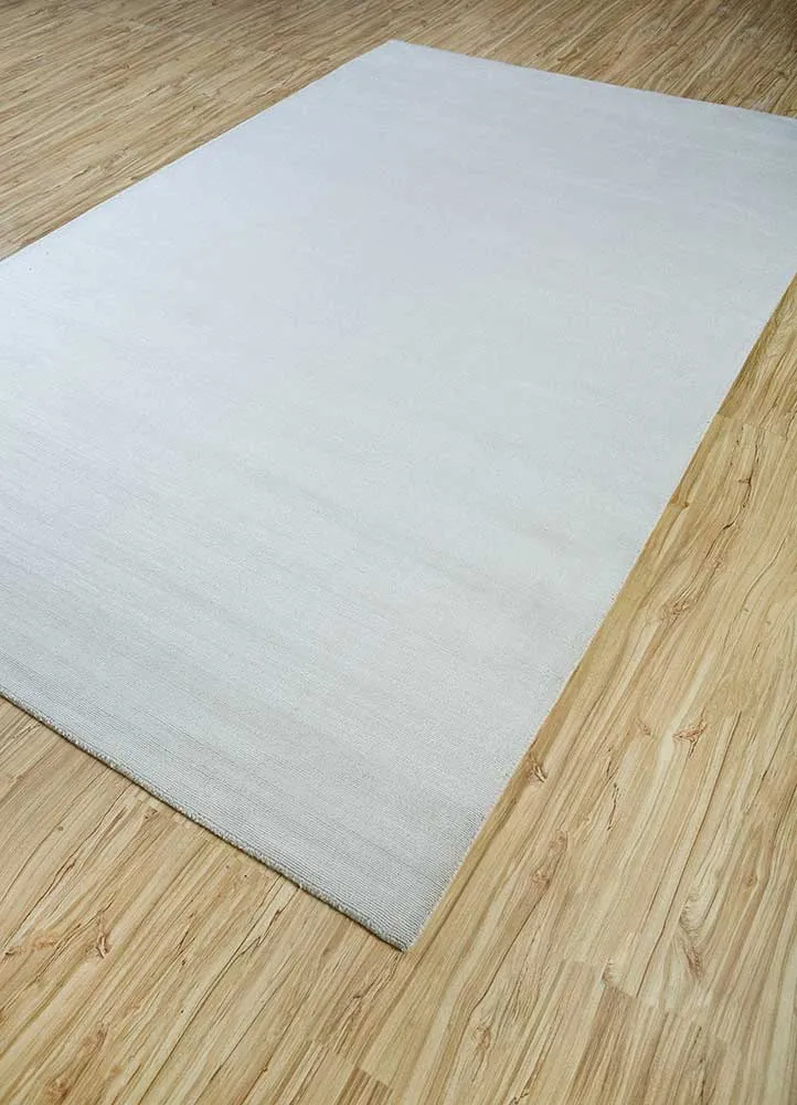 Viskose teppe - 240 x 150 cm - lysegrå