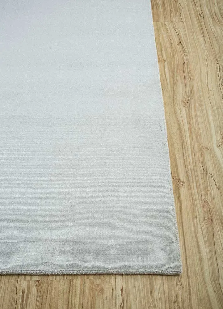 Viskose teppe - 240 x 150 cm - lysegrå