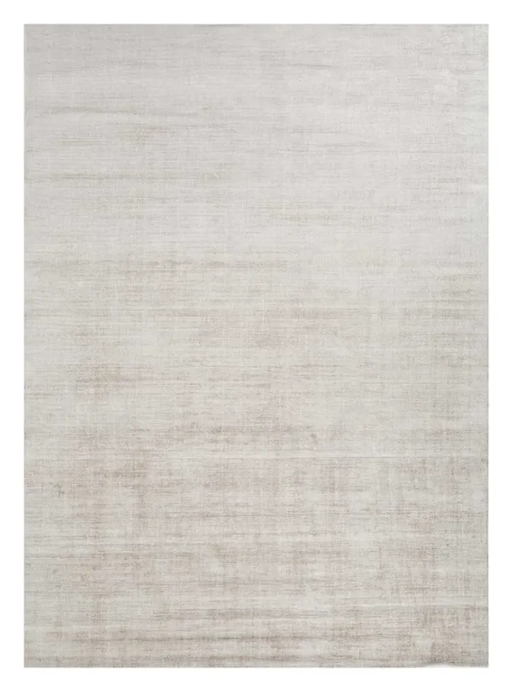 Viskose teppe - 270 x 180 cm - lysegrå