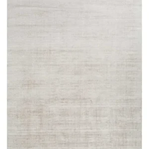 Viskose teppe - 270 x 180 cm - lysegrå