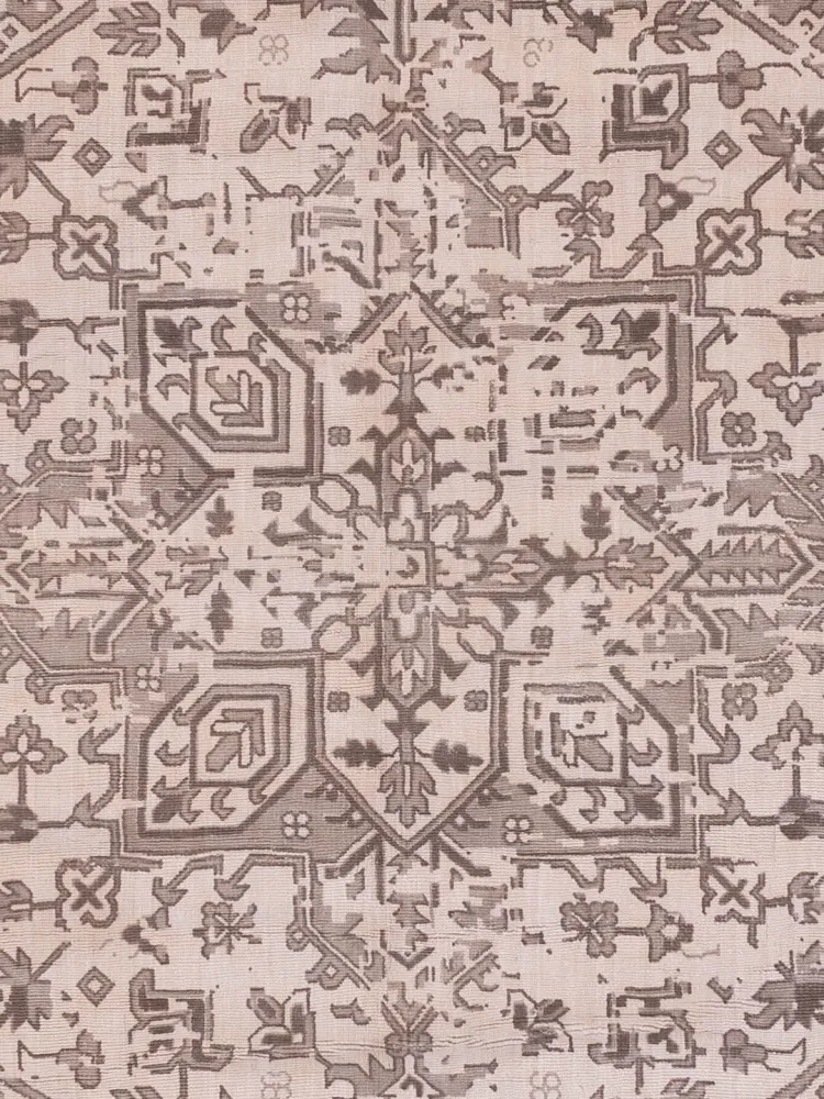 Viskose teppe - 300 x 230 cm - karamell