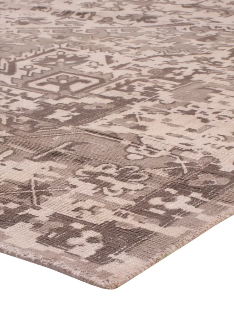 Viskose teppe - 300 x 230 cm - karamell