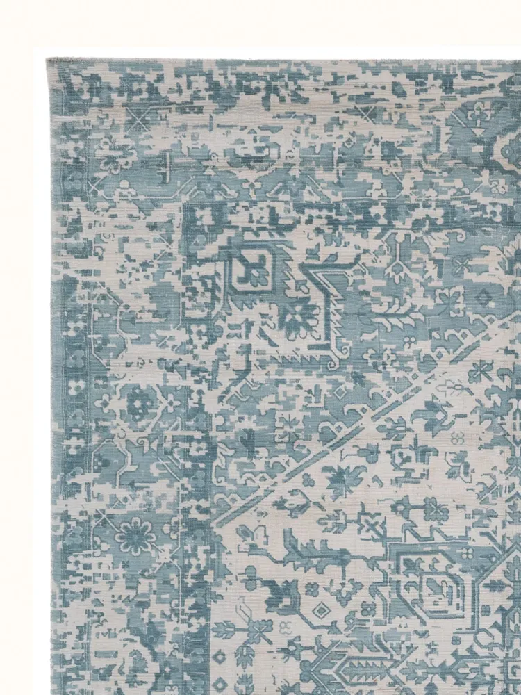 Viskose teppe - 300 x 230 cm - karamell