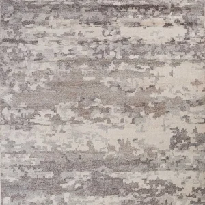 Viskose teppe - 375 x 210 cm - grå