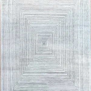 Viskose teppe - 420 x 300 cm - krem