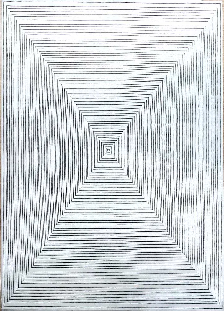 Viskose teppe - 420 x 300 cm - krem