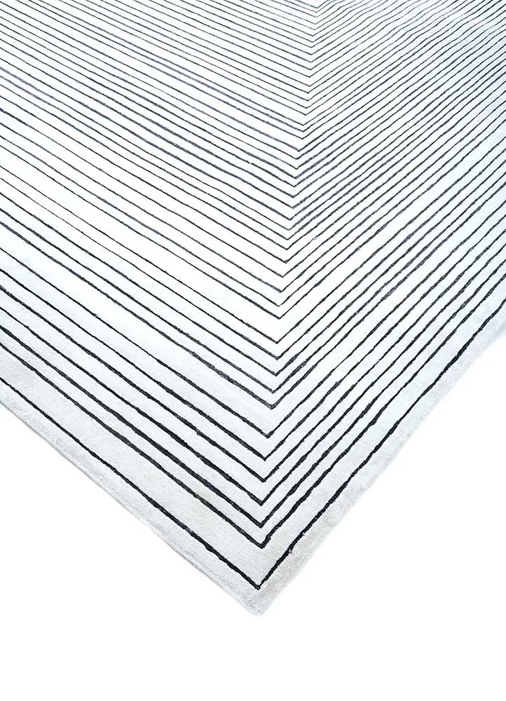 Viskose teppe - 420 x 300 cm - krem