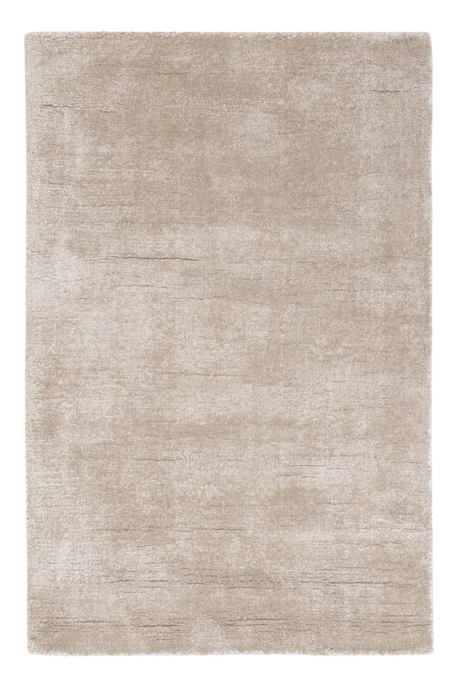 Viskose teppe - 90 x 60 cm - krem