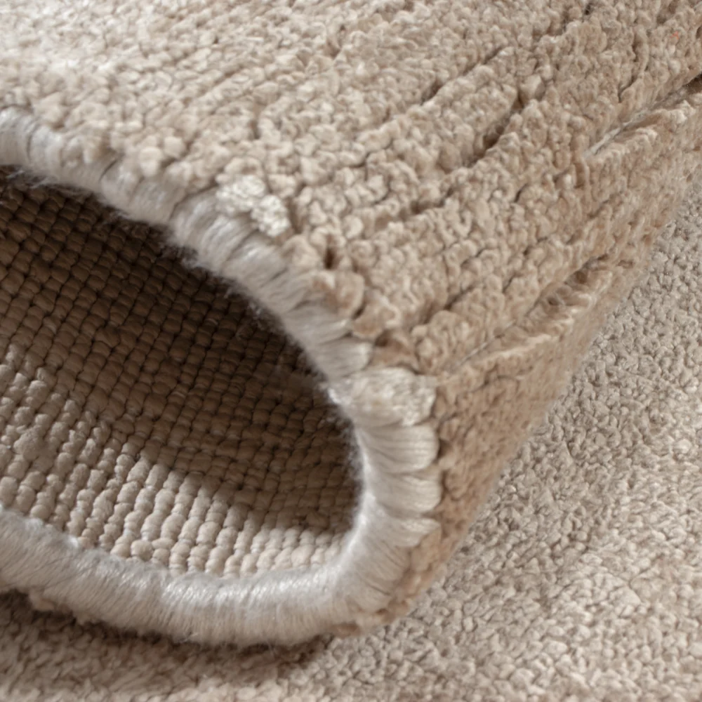 Viskose teppe - 90 x 60 cm - krem