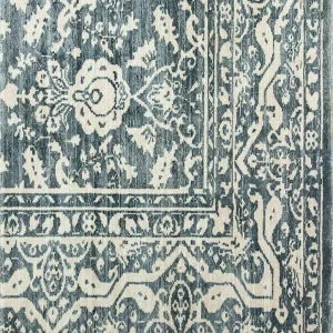 Viskose teppe - 90 x 60 cm - mintgrønn
