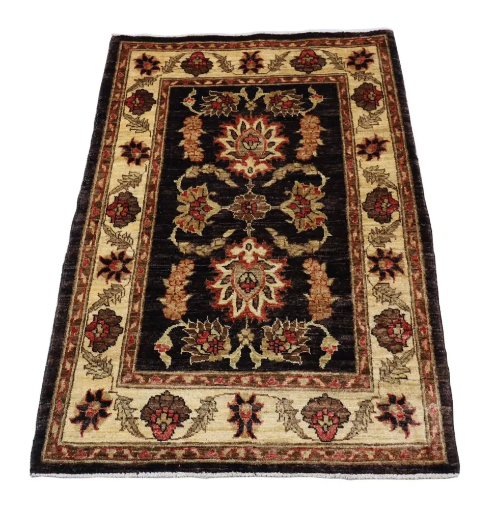 Ziegler Teppe - 125 x 89 cm - mørk brun