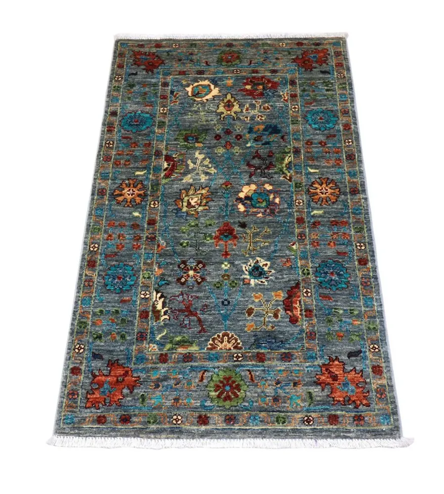 Ziegler Teppe - 132 x 81 cm - havblå
