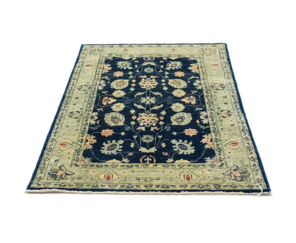 Ziegler Teppe - 149 x 100 cm - mørkeblå