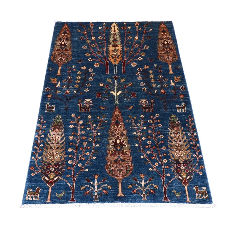 Ziegler Teppe - 152 x 106 cm - mørkeblå