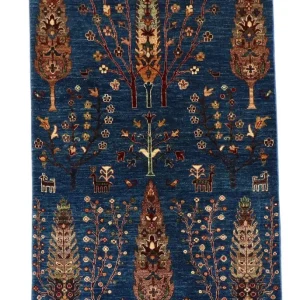 Ziegler Teppe - 153 x 103 cm - mørkeblå