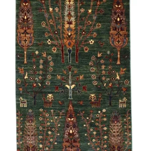 Ziegler Teppe - 159 x 103 cm - mørkegrønn