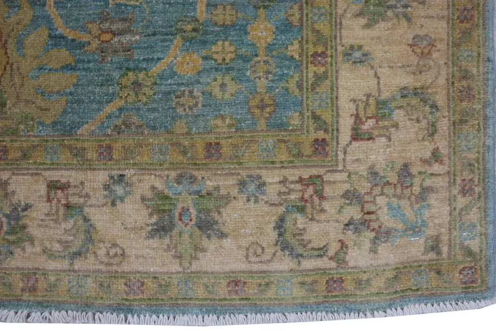 Ziegler Teppe - 178 x 123 cm - blå