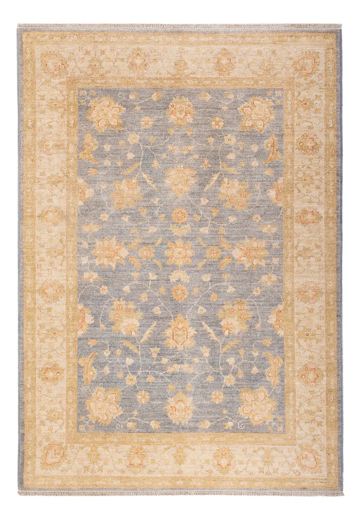 Ziegler Teppe - 178 x 123 cm - havblå