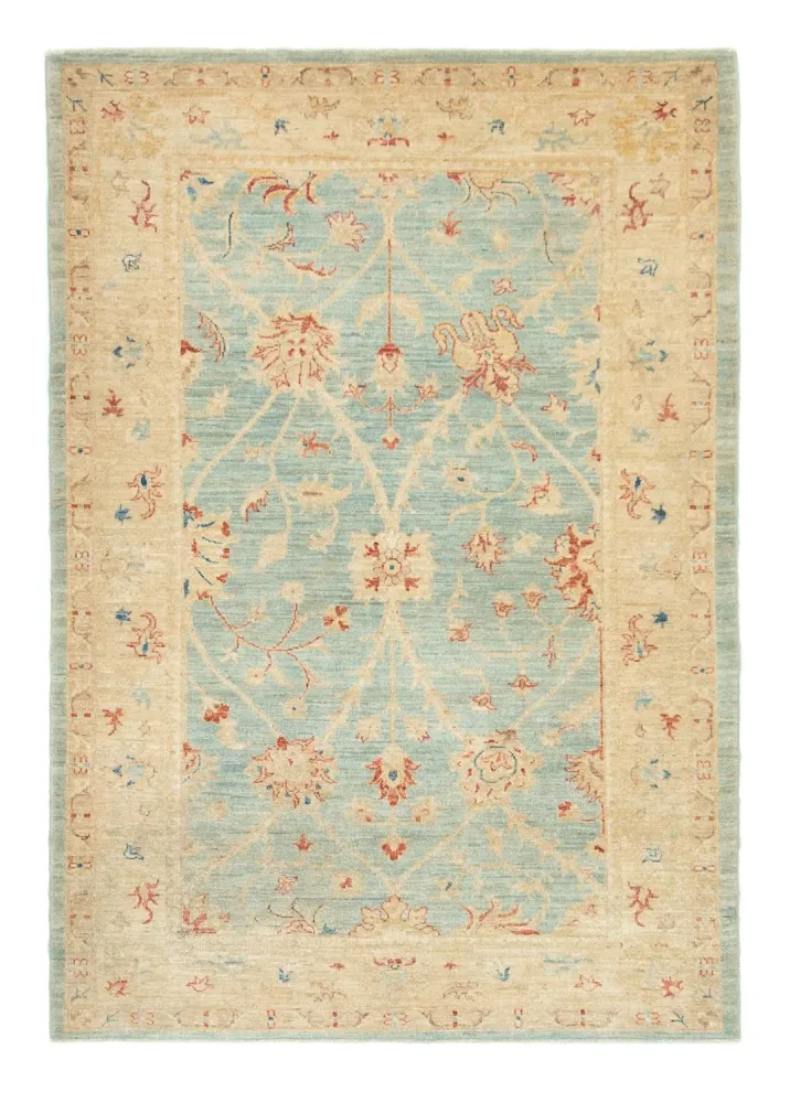 Ziegler Teppe - 186 x 125 cm - lyseblå