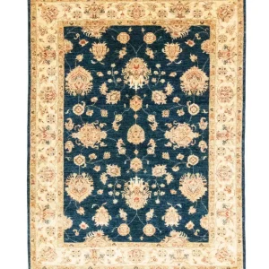 Ziegler Teppe - 198 x 150 cm - blå