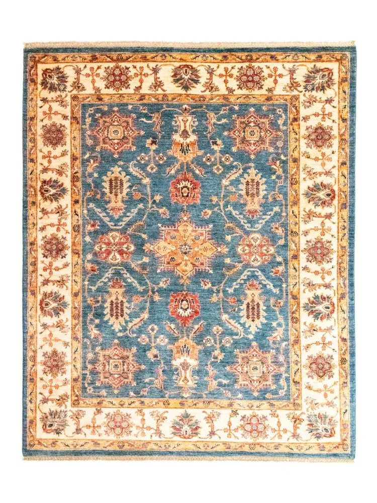 Ziegler Teppe - 199 x 162 cm - blå