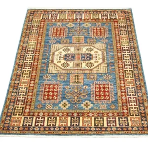 Ziegler Teppe - 200 x 153 cm - blå