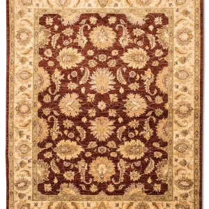 Ziegler Teppe - 219 x 178 cm - bordeaux rød