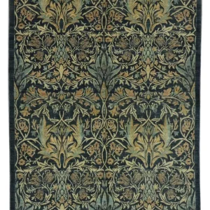 Ziegler Teppe - 229 x 172 cm - bensinblå