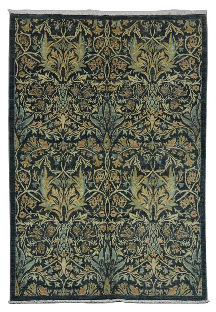 Ziegler Teppe - 229 x 172 cm - bensinblå