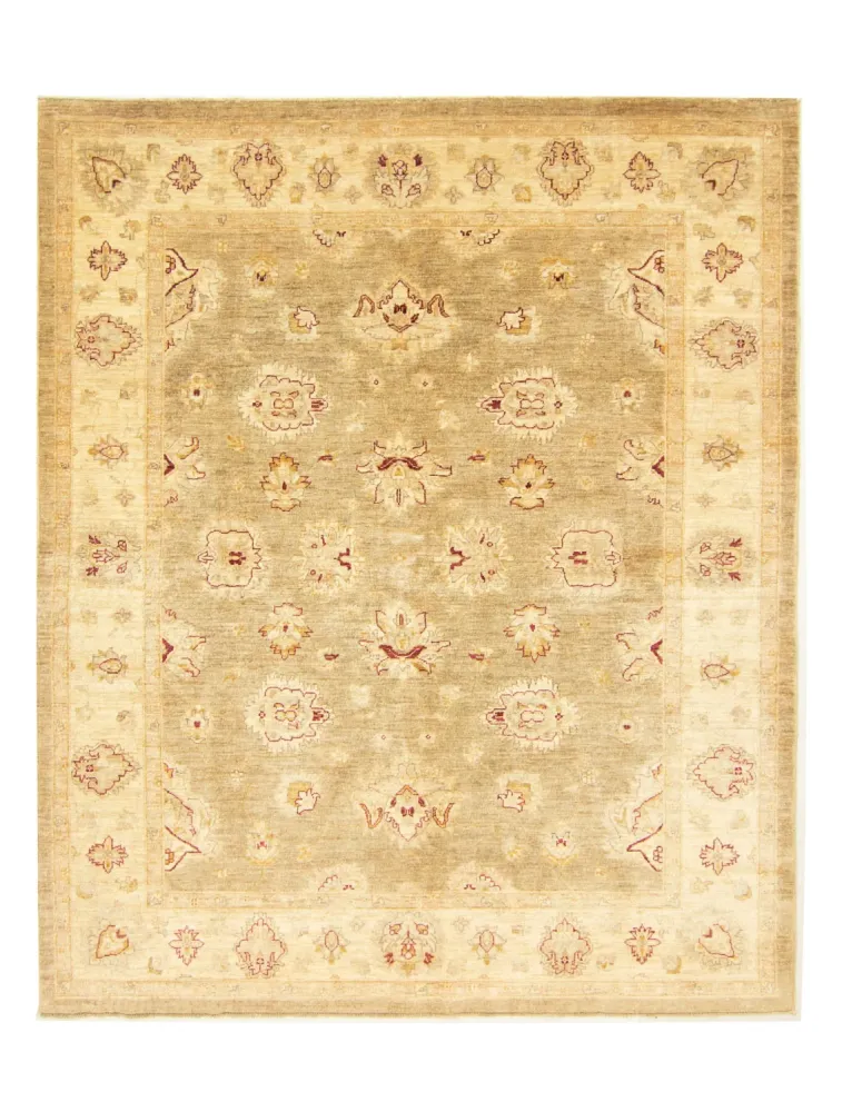 Ziegler Teppe - 239 x 193 cm - lysebrun