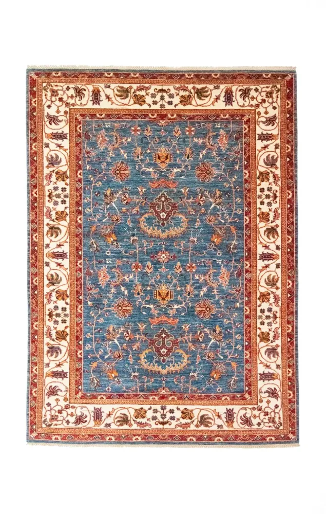 Ziegler Teppe - 241 x 175 cm - blå