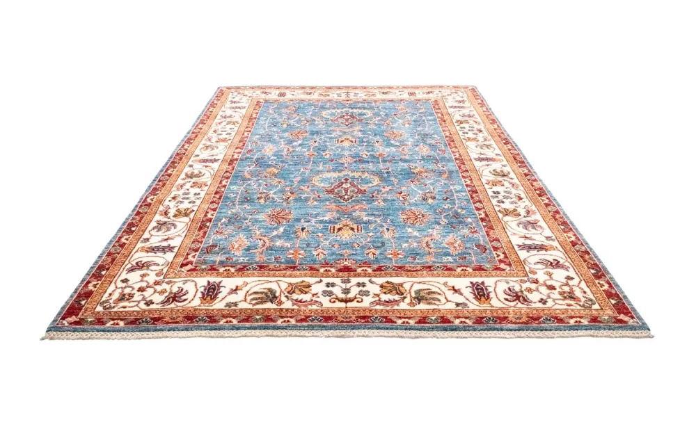 Ziegler Teppe - 241 x 175 cm - blå