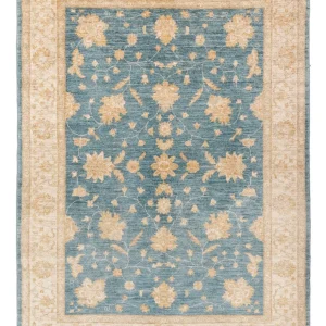 Ziegler Teppe - 243 x 173 cm - lyseblå