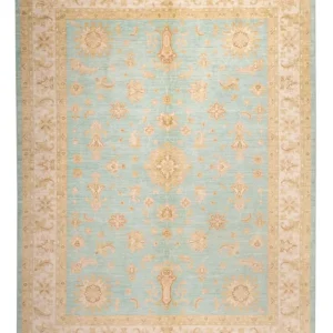Ziegler Teppe - 287 x 211 cm - turkis