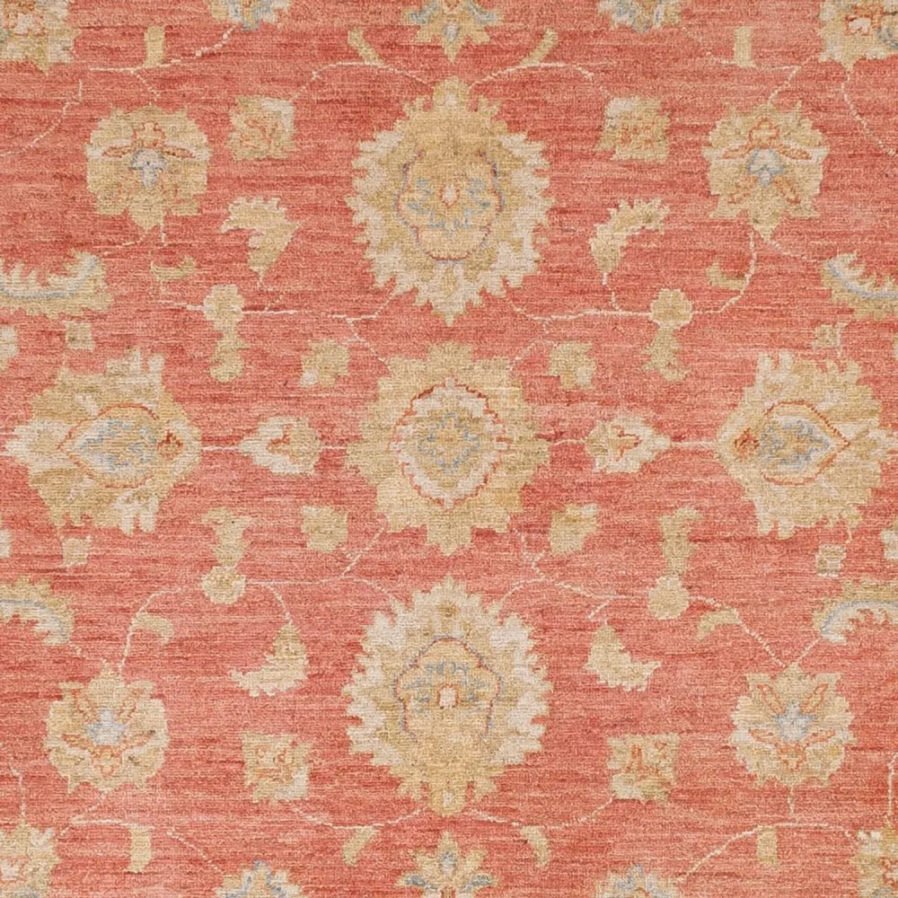Ziegler Teppe - 291 x 250 cm - lys rød