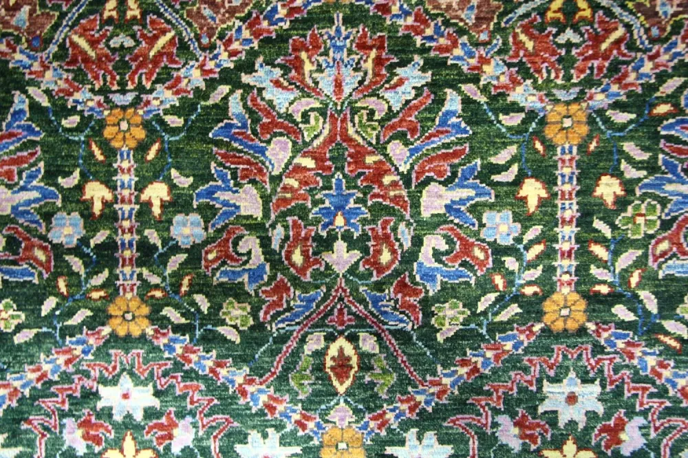 Ziegler Teppe - 296 x 197 cm - blå