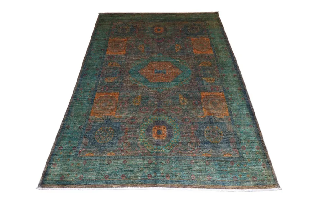 Ziegler Teppe - 296 x 214 cm - sjøgrønn