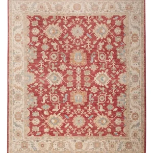 Ziegler Teppe - 296 x 253 cm - rød
