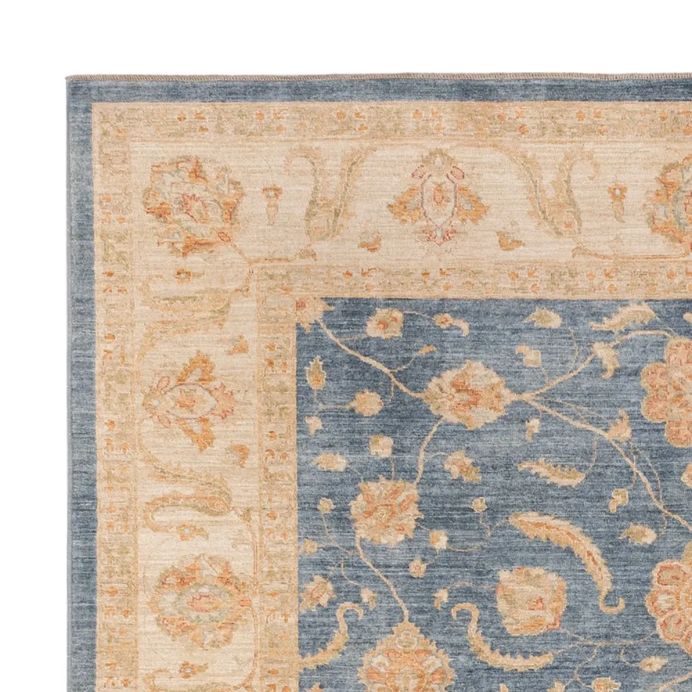 Ziegler Teppe - 296 x 257 cm - blå