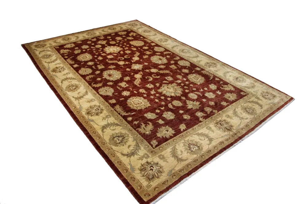 Ziegler Teppe - 297 x 201 cm - brun