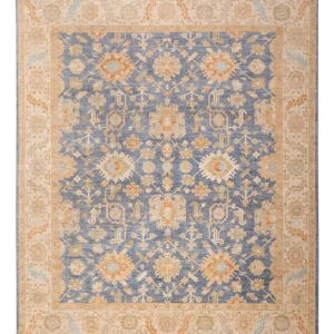 Ziegler Teppe - 297 x 252 cm - blå
