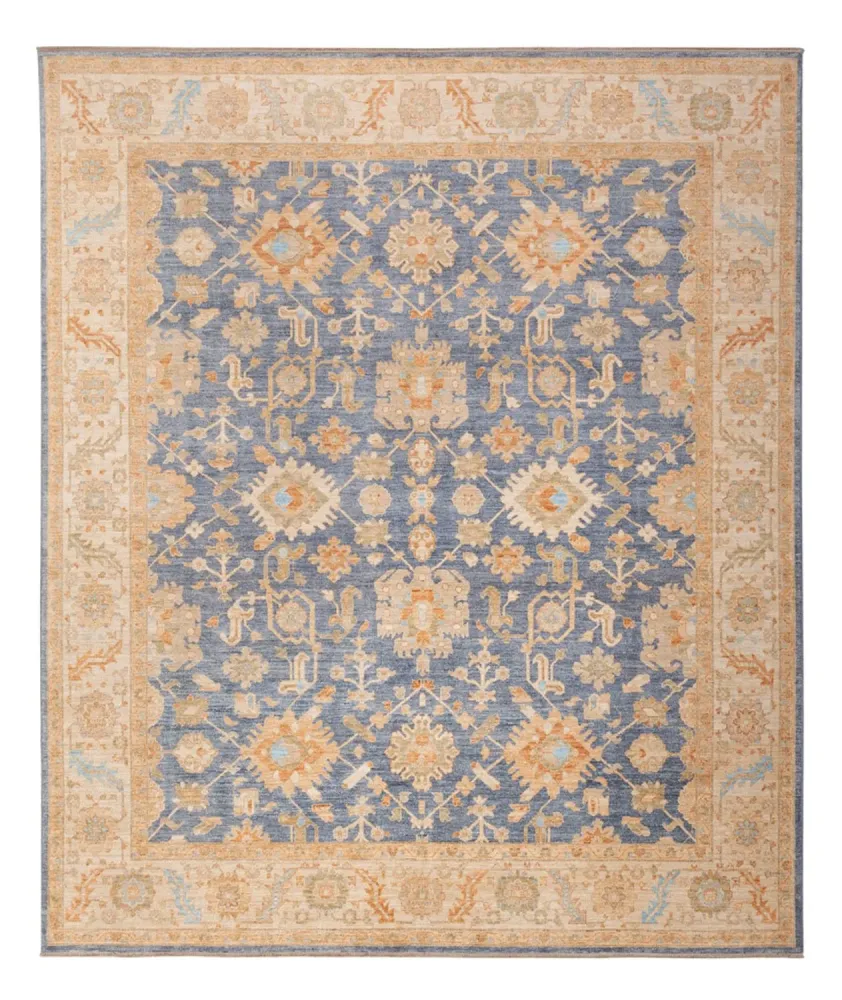 Ziegler Teppe - 297 x 252 cm - blå