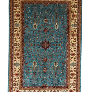 Ziegler Teppe - 299 x 206 cm - havblå