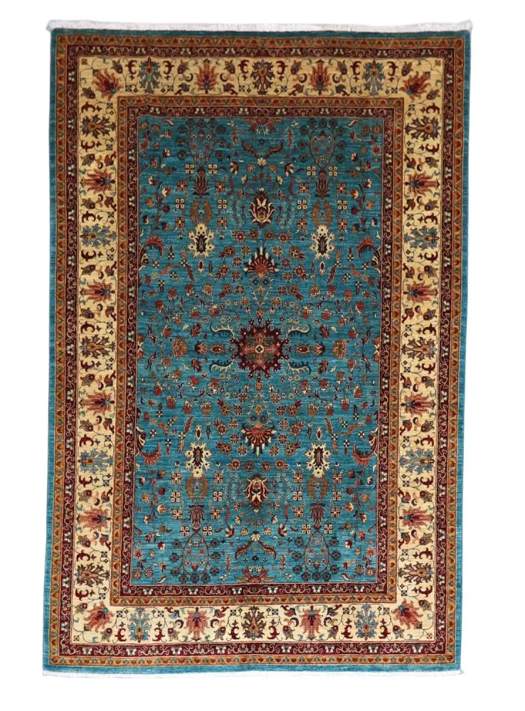 Ziegler Teppe - 299 x 206 cm - havblå