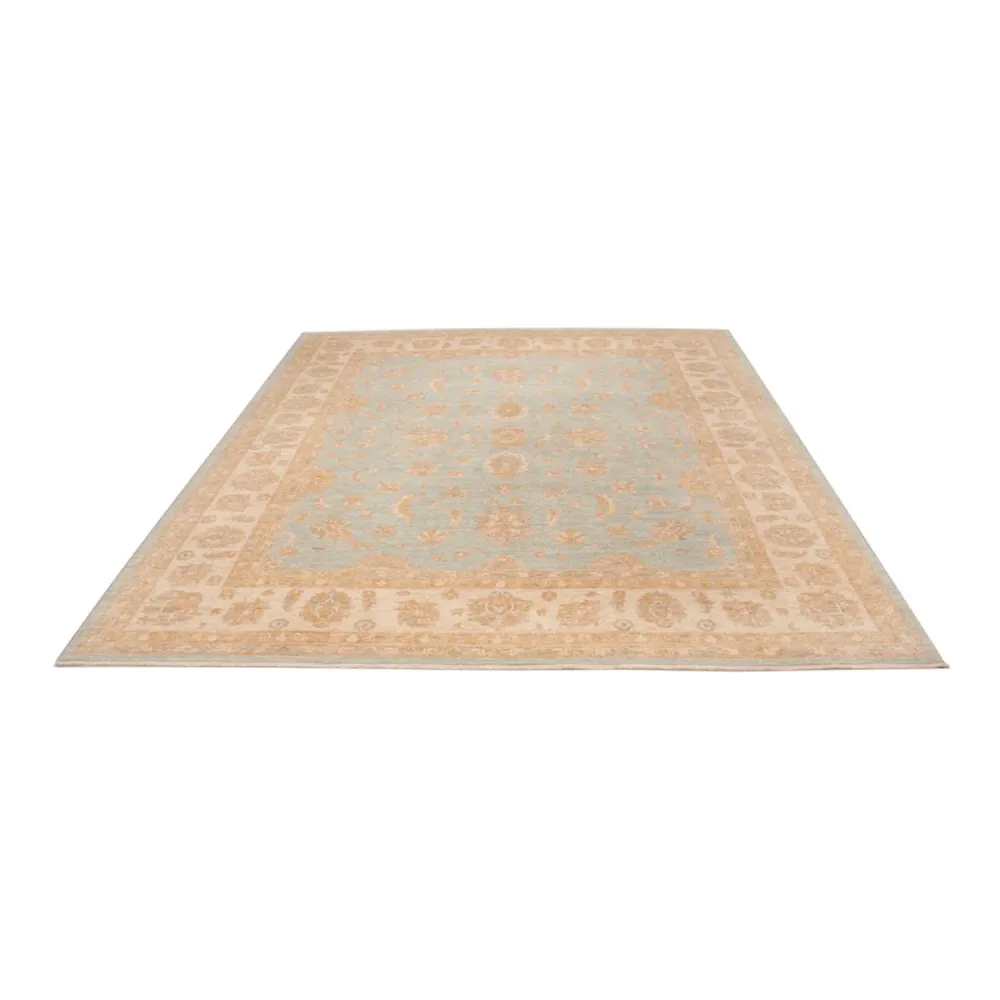 Ziegler Teppe - 299 x 248 cm - lyseblå