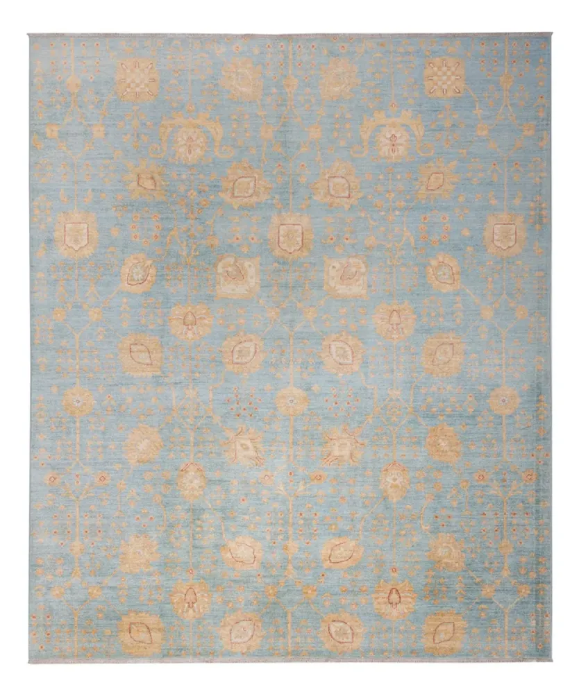 Ziegler Teppe - 299 x 253 cm - lyseblå