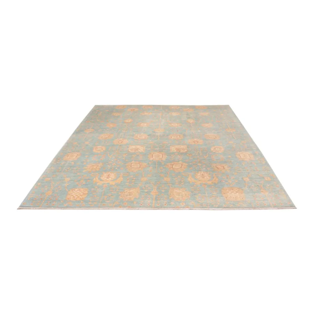 Ziegler Teppe - 299 x 253 cm - lyseblå