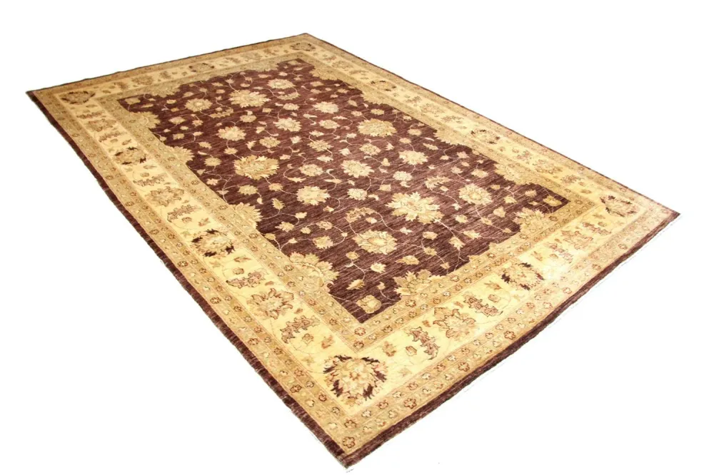 Ziegler Teppe - 300 x 210 cm - brun